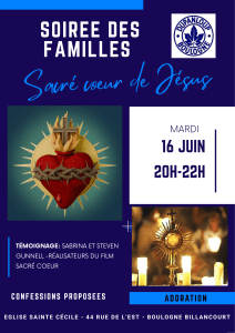 Affiche Soirée de Familles 2026
